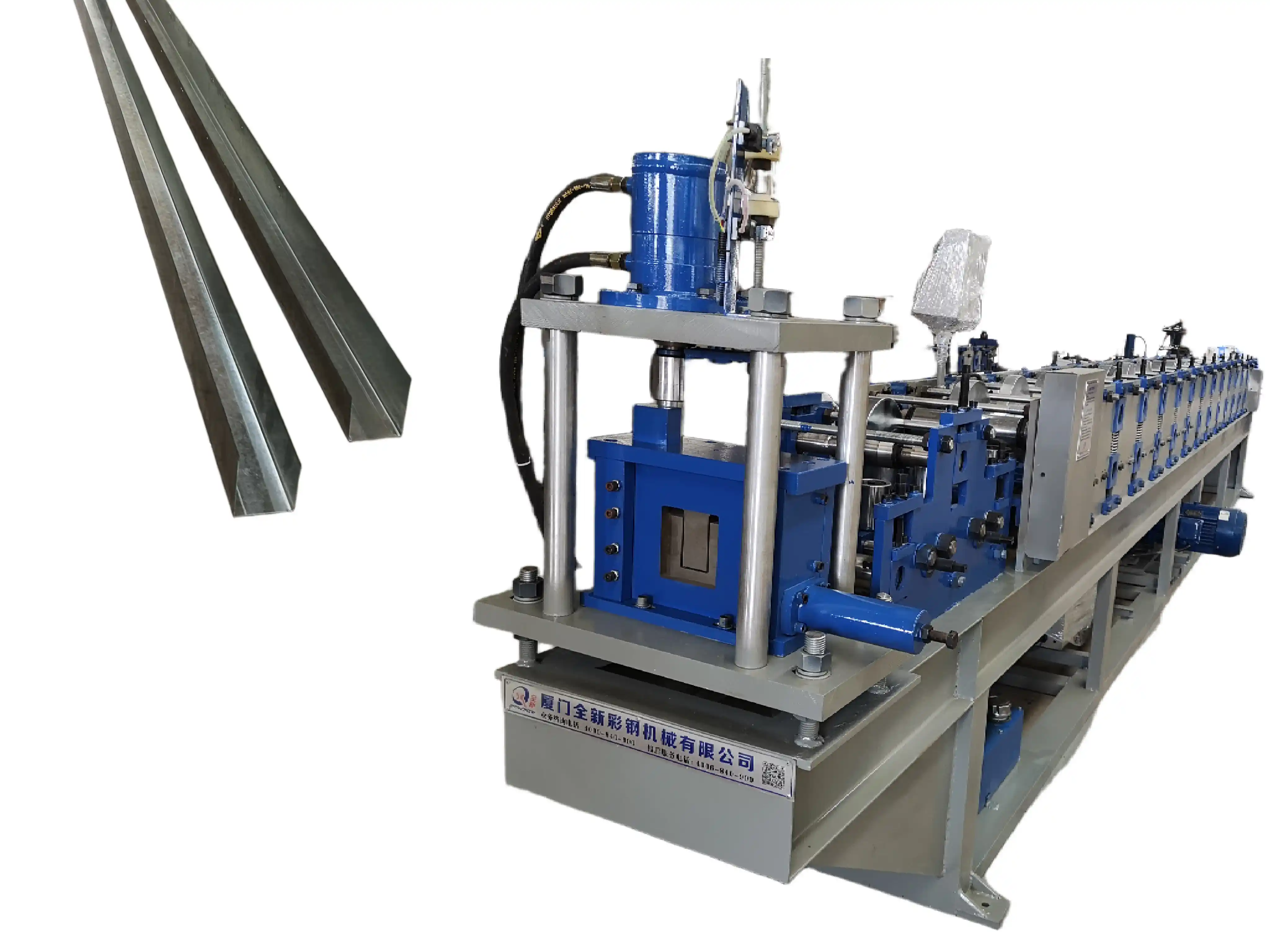 채널 롤 성형 기계