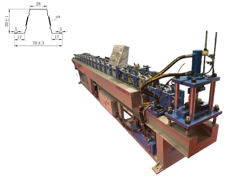 가벼운 용골 롤 성형 기계
